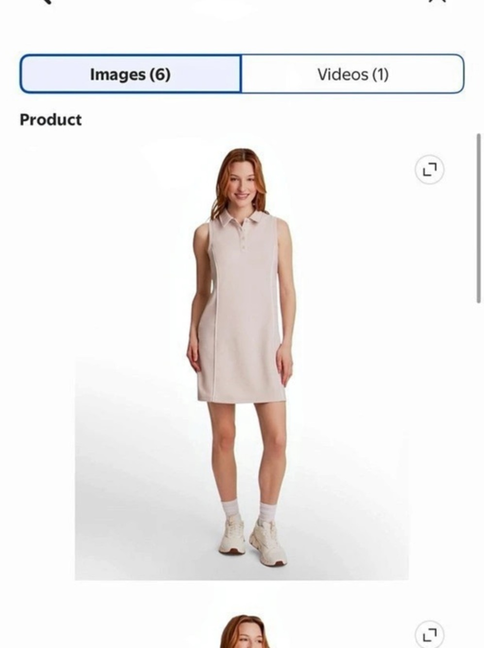 Sleeveless Polo Dress